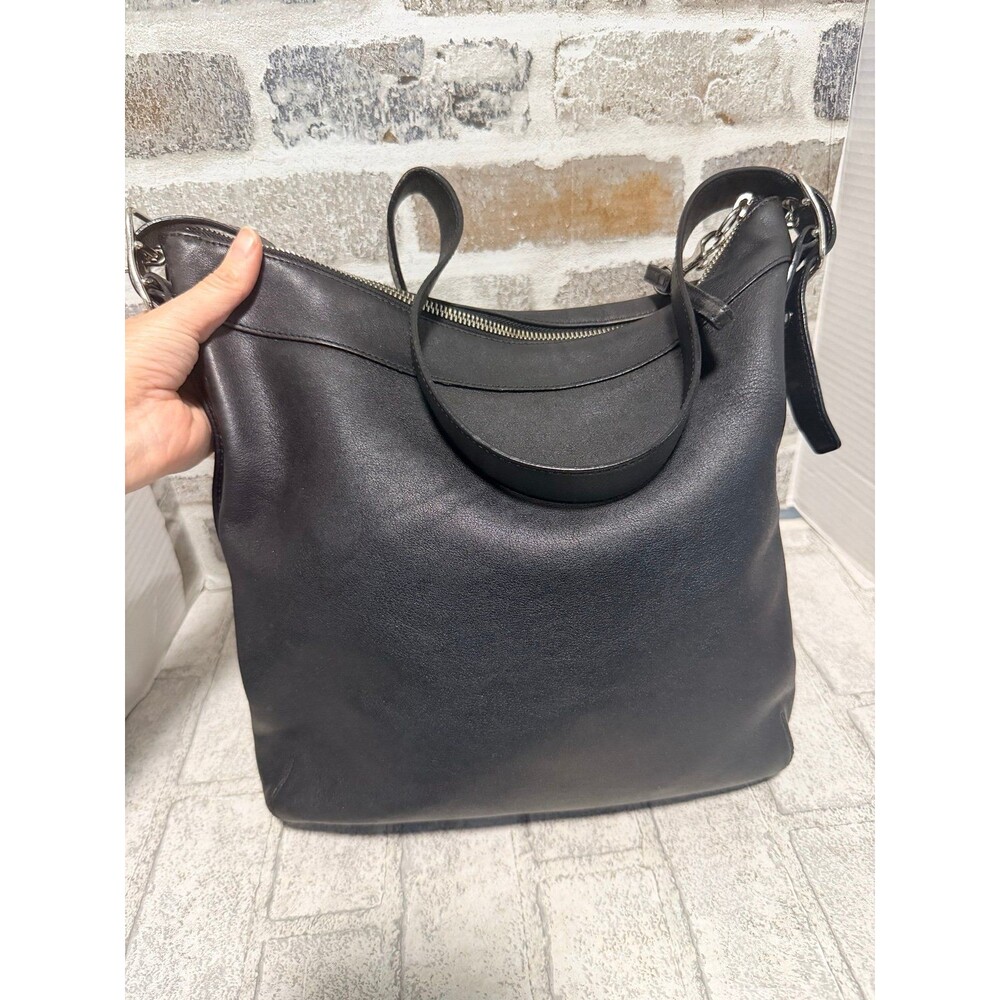 Vintage Coach Legacy Slim Duffle Bag Black #9188 - Picture 2 of 11